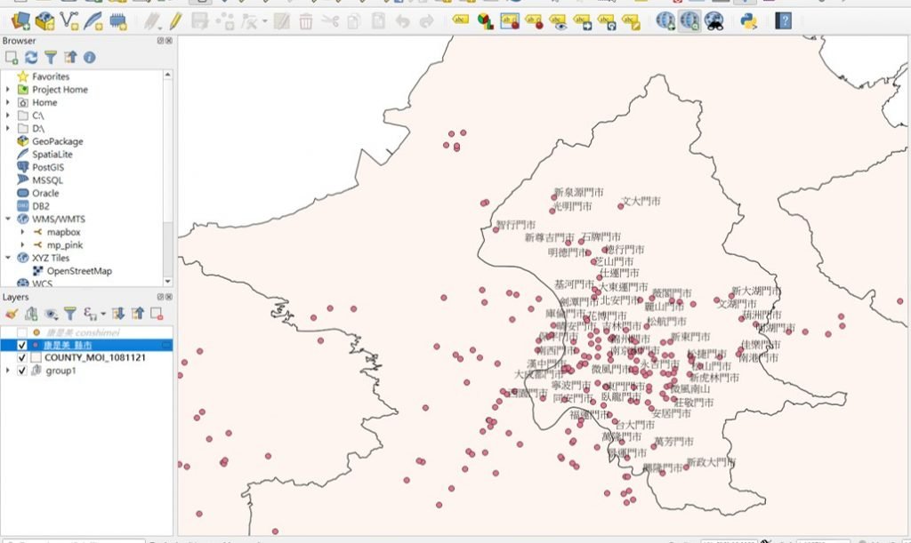 QGIS-rule-based-labeling-成果