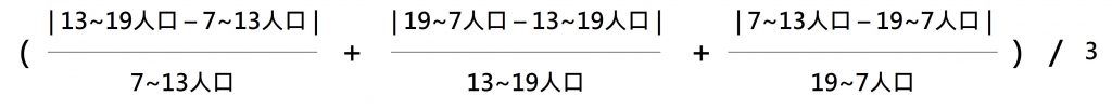 電信信令人口feat便利商店-平均變化人口公式