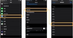 Read more about the article 【iPhone】永久設定safari瀏覽器的網頁文字大小